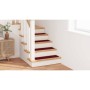Alfombrillas Antideslizantes para Escalera 15 pcs Burdeos