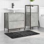 Estera de baño Gris oscuro 60 x 90 cm Polipropileno