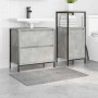Estera de baño Gris 60 x 90 cm Polipropileno