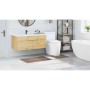 Estera de baño 2 pcs Marrón 50 x 50 cm Polipropileno
