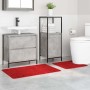 Estera de baño 2 pcs Rojo 50 x 50 cm Polipropileno