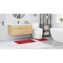 Estera de baño 2 pcs Rojo 50 x 50 cm Polipropileno