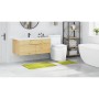 Estera de baño 2 pcs Verde claro 50 x 50 cm Polipropileno