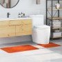 Estera de baño 2 pcs Naranja 50 x 50 cm Polipropileno