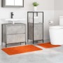 Estera de baño 2 pcs Naranja 50 x 50 cm Polipropileno