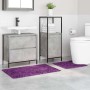 Estera de baño 2 pcs Morado 50 x 50 cm Polipropileno