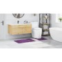 Estera de baño 2 pcs Morado 50 x 50 cm Polipropileno