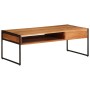 Mesa de centro madera maciza acacia 110x55x40 cm