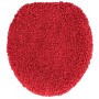 Conjunto de alfombra de baño antideslizante 3 pcs Rojo