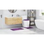 Conjunto de alfombra de baño antideslizante 3 pcs Morado