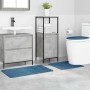 Conjunto de alfombra de baño antideslizante 3 pcs Azul