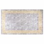 Alfombra lavable antideslizante gris y dorado 150x230 cm