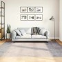 Alfombra lavable antideslizante gris 150x230 cm