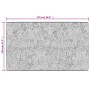 Alfombra lavable antideslizante multicolor 120x170 cm