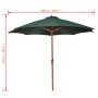 Sombrilla verde 258 cm