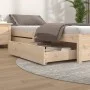 Bettschubladen 2 Einheiten aus massivem Kiefernholz von vidaXL, Betten und Zubehör - Ref: Foro24-814974, Preis: 94,45 €, Raba...