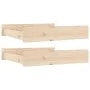 Bed drawers 2 units solid pine wood by vidaXL, Beds and accessories - Ref: Foro24-814974, Price: 94,45 €, Discount: %