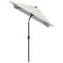 Sombrilla rectangular blanco arena 200x300 cm