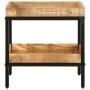 Mesa lateral Marrón 45 x 45 x 45 cm madera maciza de mango