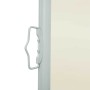 Toldo lateral de jardín o terraza crema 160x300 cm
