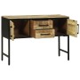Mesa Consola Marrón 100 x 35 x 70 cm madera maciza de mango