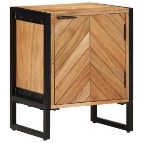 Armario de Noche Marrón 40 x 30 x 50 cm Madera maciza de Acacia