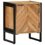 Armario de Noche Marrón 40 x 30 x 50 cm Madera maciza de Acacia