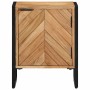 Armario de Noche Marrón 40 x 30 x 50 cm Madera maciza de Acacia