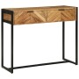 Mesa Consola Marrón 90 x 35 x 75 cm madera maciza de mango