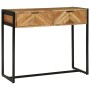 Mesa Consola Marrón 90 x 35 x 75 cm madera maciza de mango