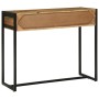 Mesa Consola Marrón 90 x 35 x 75 cm madera maciza de mango