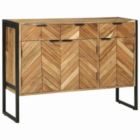 Aparador Marrón 100 x 30 x 75 cm Madera maciza de Acacia