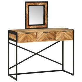 Mesa de tocador con cajón Marrón 100 x 40 x 120 cm