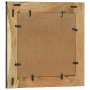 Espejo Negro y Marrón 50 x 2 x 50 cm Madera Sólida de Acacia