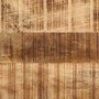 Espejo Negro y Marrón 70 x 2 x 70 cm Madera Sólida de Acacia