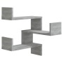 Estantería de esquina de pared gris Sonoma 40x40x50 cm de vidaXL, Estantes y estanterías - Ref: Foro24-815206, Precio: 25,85 €