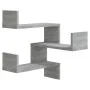 Sonoma Gray Wall Corner Shelf 40x40x50 cm by vidaXL, Shelves and shelves - Ref: Foro24-815206, Price: 24,24 €, Discount: %