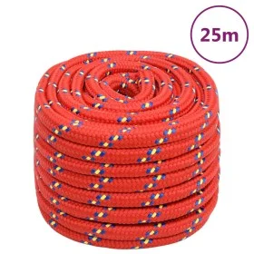 Red polypropylene boat rope 20 mm 25 m by vidaXL, Ropes and metal cords - Ref: Foro24-152420, Price: 40,17 €, Discount: %