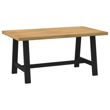 Mesa comedor NOAIN patas forma A madera maciza pino 160x90x75cm en Mesas de cocina y de comedor | Comprar online en Foro24
