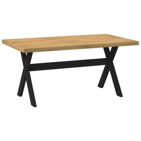Mesa comedor NOAIN patas forma X madera maciza pino 160x90x75cm
