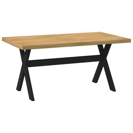 Mesa comedor NOAIN patas forma X madera maciza pino 160x90x75cm en Mesas de cocina y de comedor | Comprar online en Foro24