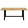 Mesa comedor NOAIN patas forma A madera maciza pino 180x90x75cm en Mesas de cocina y de comedor | Comprar online en Foro24
