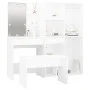 White plywood LED vanity set by vidaXL, Bedroom furniture sets - Ref: Foro24-3114099, Price: 224,35 €, Discount: %