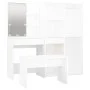 White plywood LED vanity set by vidaXL, Bedroom furniture sets - Ref: Foro24-3114099, Price: 224,35 €, Discount: %