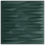 Paneles de pared 48 uds XPS piedra verde 50x50 cm 12 m²
