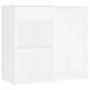 White plywood LED vanity set by vidaXL, Bedroom furniture sets - Ref: Foro24-3114099, Price: 224,35 €, Discount: %