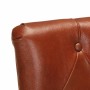 Sillas de comedor 2 unidades cuero de cabra auténtico marrón
