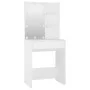 Juego de tocador con LED madera contrachapada blanco by vidaXL, Bedroom Dressers - Ref: Foro24-3114131, Price: 114,71 €, Disc...