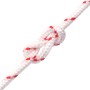 Cordón de arranque nailon blanco y rojo Ø3 mm 10 m