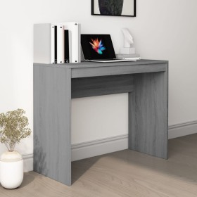 Gray Sonoma plywood desk 90x40x72 cm by vidaXL, Desks - Ref: Foro24-815304, Price: 43,64 €, Discount: %